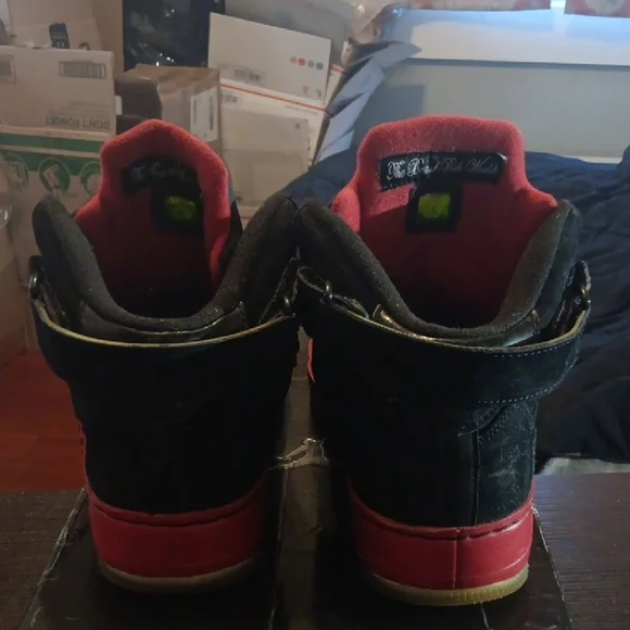 Air Jordan 5 Retro Fusion (AJF 5) Rare (2008) Fusion Red Mens 12 W/OG BOX EUC - Picture 5 of 13